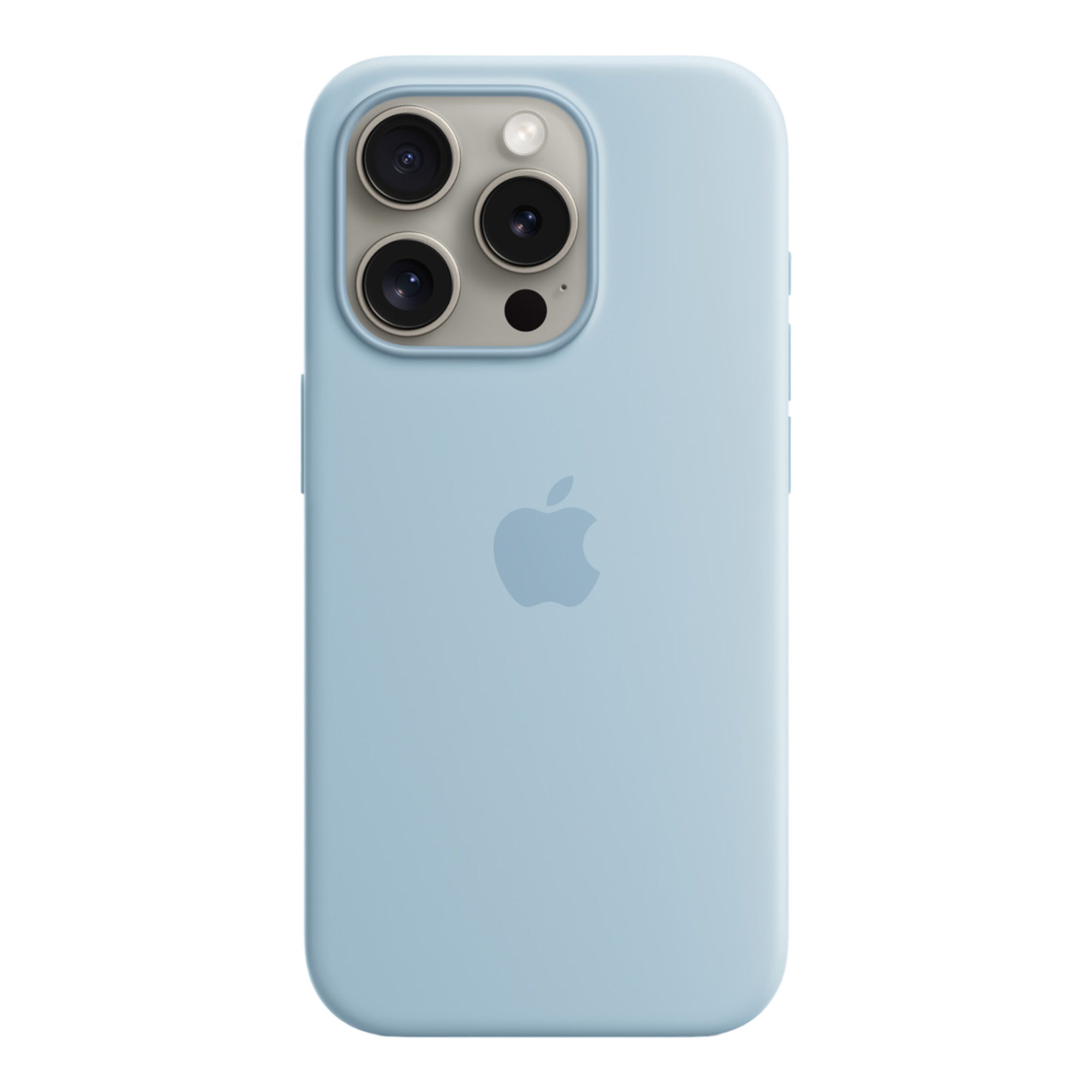 iPhone 15 Pro Silicone Case with MagSafe - Light Blue - alAsil